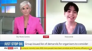 Anna Holland discusses Pride on Sky News | 1 July 2023 | Just Stop Oil