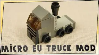 Lego Micro Moc EU Truck MOD, Микро самоделка Евро Тягач МОД