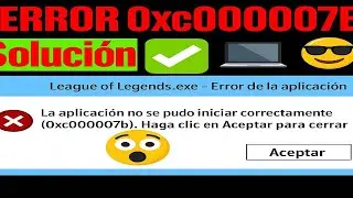 ✅ Fix ERROR 0xc000007B permanently VERY EASILY Windows 11 10 8 7 tutorial in Spanish