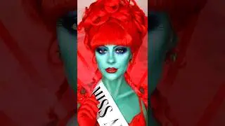 Miss Argentina Beetlejuice Makeup ✨