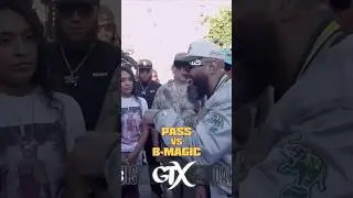 The best RAPPER in battle rap 😎 Pass vs B-Magic #battlerap #shorts