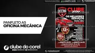 Panfleto Oficina Mecânica CDR e PDF - Clube do Corel