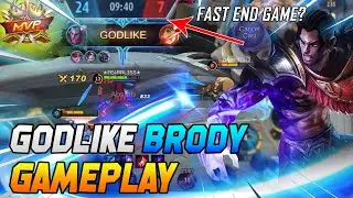 Most OP Marksman!!! GODLIKE Brody Gameplay 2021 | Mobile Legends: Bang Bang