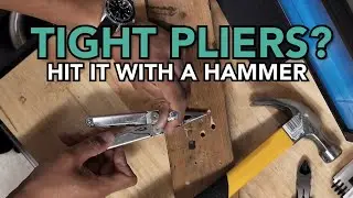 How to loosen tight pliers (jaws)...