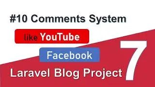 #10 Laravel Blog Project in Hindi (2020) - Comment System like YouTube and Facebook