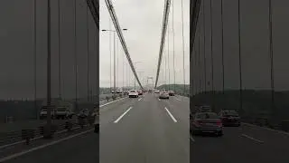 Boğaz köprüsü üstünde yolculuk