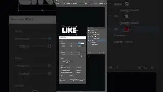 Create Text Effect in Adobe illustrator #illustrator #phoshop #foryou