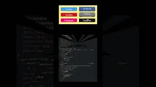 3D Social Media Animated Buttons 