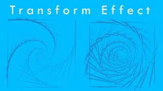 Transform Effect in adobe illustrator tutorial || Designing & Fun
