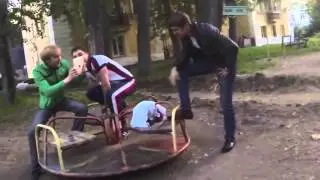 Подборка гопников №1  Нокауты и о том как гопники получили по заслугам