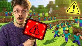 J'ai forcé 100 Joueurs à Finir Minecraft avec le même Inventaire ! (a ne pas refaire)