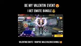 Be My Valentin 😍 Event || Free Fire || #short || Monsters FF