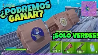 *RETO* jugamos al FORTNAIT con solo ARMAS POCO COMUNES (Verdes)