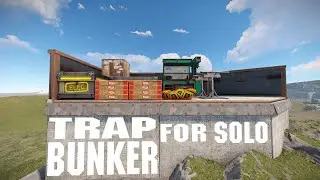 TRAP BUNKER for SOLO | Rust Base Design 2023