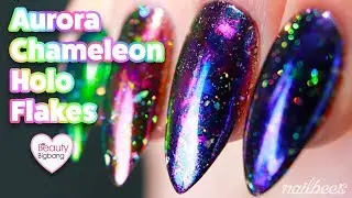 ☆ Aurora Chameleon Holo Flakes - BeautyBigBang ☆