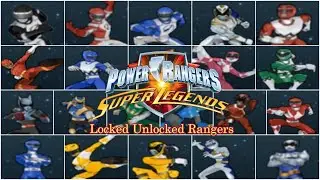 POWER RANGERS SUPER LEGENDS - LOCKED UNLOCKED RANGERS