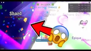 Top 5 Duality and Shard hatches on camera! Bubble Gum Simulator Spring Event