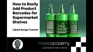 How to Easily Add Product Barcodes for Supermarket Shelves | Quick Design Tutorial