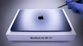 MacBook Air M3 15" Unboxing and Gaming Test - ASMR