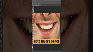 How to whiten teeth in photoshop 🔥 #photoshop #shorts