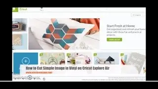 How to Cut Simple Image in Vinyl on Cricut Explore Air