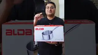 Alda Vitale Tri Ply Stainless Steel Tea Pan 16 cm (in Hindi) #saucepan