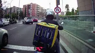 BRASILER0 CONTA COMO E SER MOTOBOY NA ESPANHA  🇪🇦