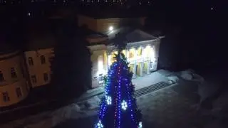 Ночной Первомайск(Аэросъемка)