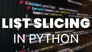Advance List Slicing in Python Hindi