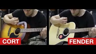 Fender FA-125 vs Cort AD810 🎸 Guitar PARTY