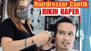 Potong rambut korea di salon jadi baper sama hairdresser cantik bali