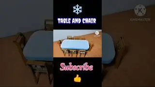 Diy Beautiful Dining Table & Chair 🤩 
