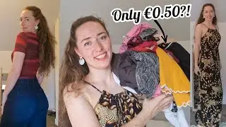 Clothes for only €0.50?! French Thrift Haul & Try On