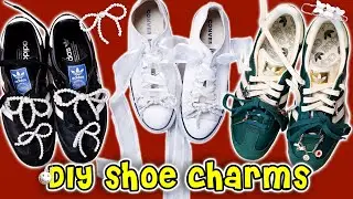 DIY Shoe Charms! THe Latest Sneaker Trend On A Budget! 👟 🎀