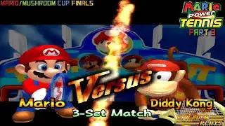 Mario Power Tennis Part 03 - Mario/Mushroom Cup Finals (Gamecube) | EpicLuca Plays S06E600