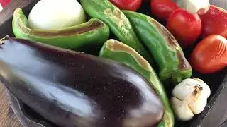 Ikra | Fire Roasted Eggplant & Vegetable Dip | Vegetarian Appetizer Spread
