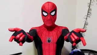 35$ Spiderman No Way Home/Far From Home Upgraded Suit Unboxing and review