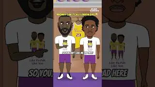 LeBron Doesn’t let Bronny Call Him Dad At Work 😂 #nba #sportsnews