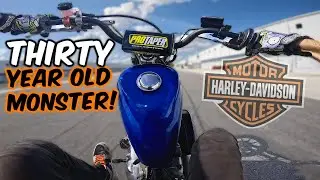 1991 Harley Davidson Sportster Budget Build - DAY 2!