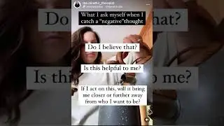 Try This Simple Shift For "Negative" Thoughts #perspective #mindsetmatters
