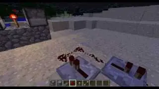 как построить в Minecraft пулемёт
