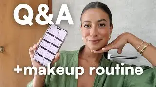 ANSWERING YOUR QUESTIONS WHILE DOING MY *GLOWY* MAKEUP ROUTINE
