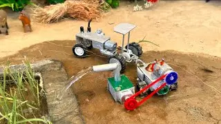 how to make a tractor machine motor-science project $20 dollar
