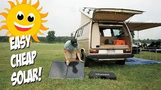 Easy DIY #Vanlife Solar Power!