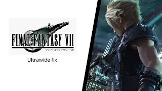 FINAL FANTASY 7 REMAKE PC ULTRAWIDE GAMEPLAY + HUD FIX