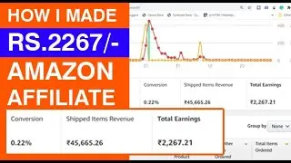 Amazon income proof in hindi 2021 | How I made money from amazon affiliate in hindi 2021