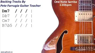 One Note Samba Backing Track