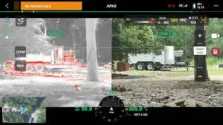 Screen Layout on DJI RC PRO Enterprise Drone Controller