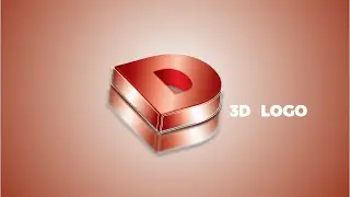 Illustrator CC 3d letter Adobe CC tutorial