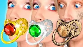 Rich Vs Normal Vs Giga Rich Life Situations || Crazy And Relatable Situations By Crafty Panda School
